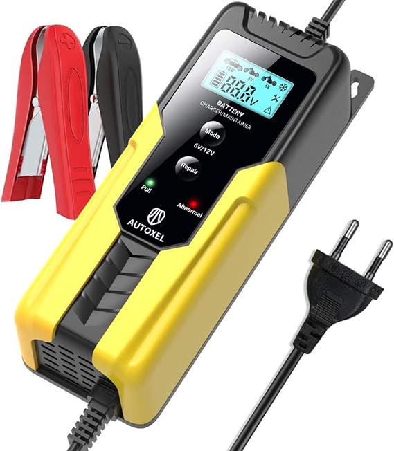 Chargeur Batterie Intelligent Yinleader 30A - 12V/24V - Pour AGM, GEL, LiFePO4 - Écran LCD