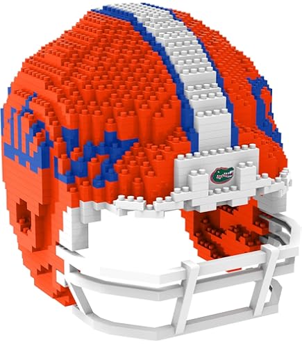 FOCO Chicago Bears NFL 3D BRXLZ Puzzle Replica Helmet Set 1Z : Sports & Outdoors