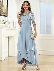 Sredhy Petite Mother of The Bride Dresses A Line