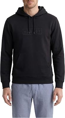 Sudadera de Forro Polar con Logotipo en Caja para Hombre (1 Unidad), Negro, S