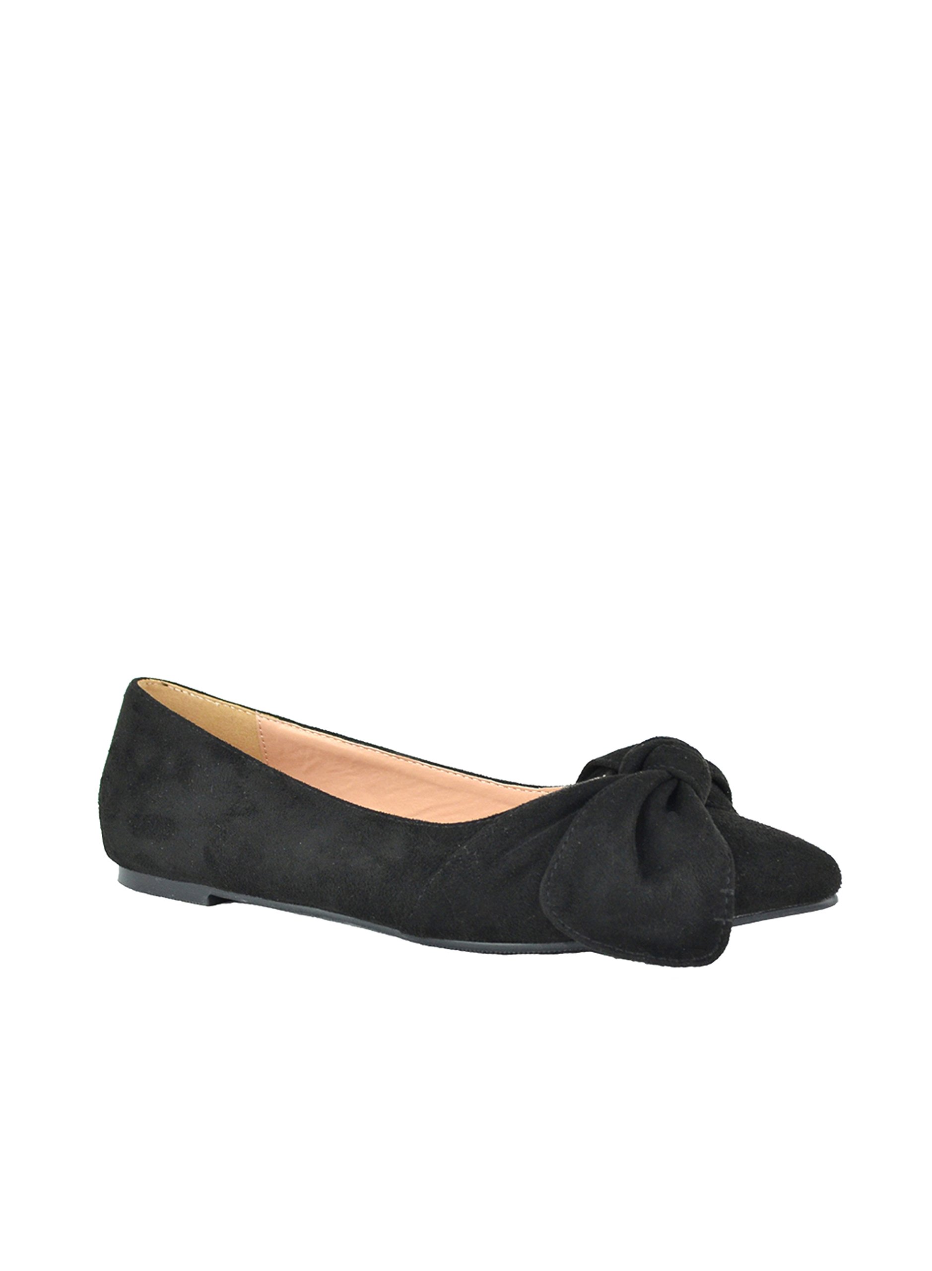 Chase & Chloe Dalena-1 Bow Tie Detail Basic Ballet Flat - Image 3