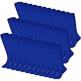 Croknit 36 Pairs Soccer Socks Baseball Football Softball Team Sock Bulk Unisex Long Tube Sport Sock