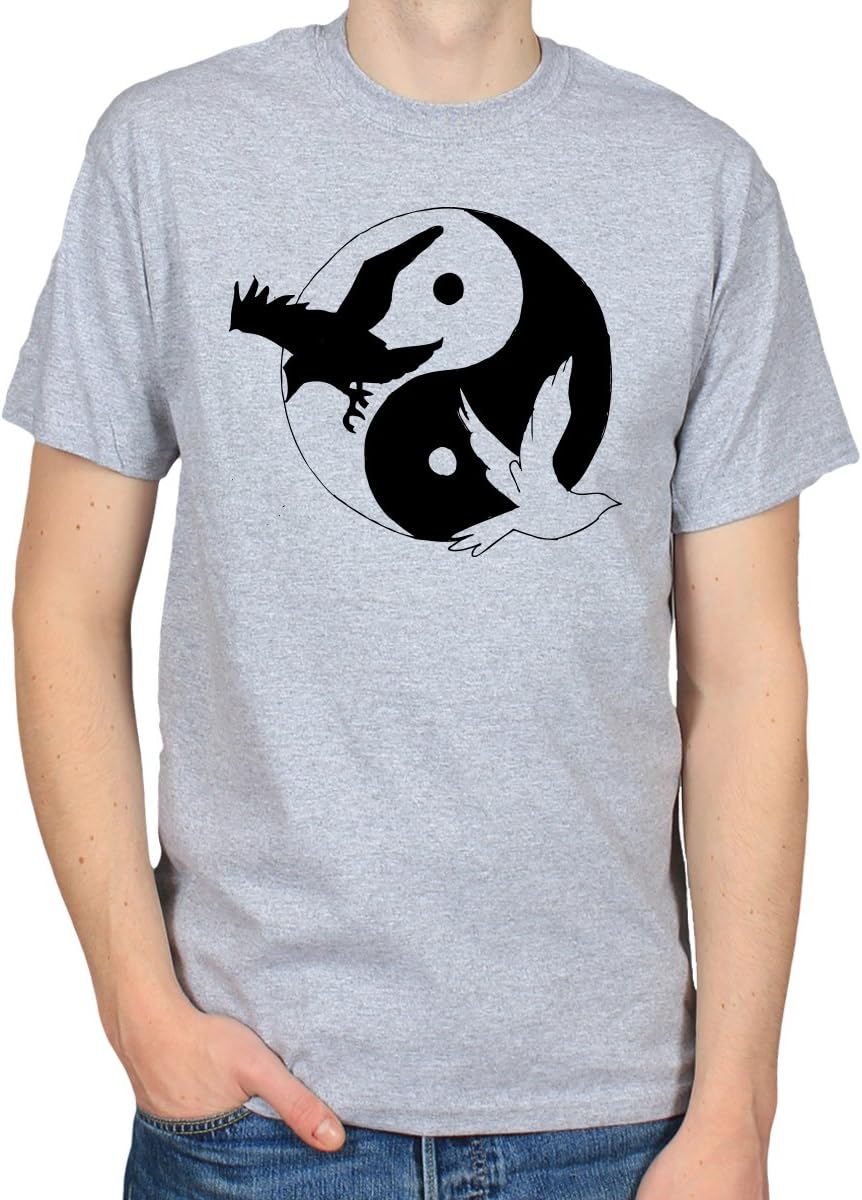 Yin And Yang Birds Chinese Spirituality T-Shirt
