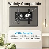 JXMTSPW TV Wall Bracket Tilt 14-42 inch VESA 200x200 25kg Level view 2