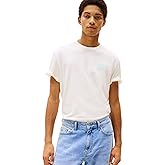 Tommy Jeans Mens Short Sleeve Cotton Graphic T-Shirts with Printed Logo