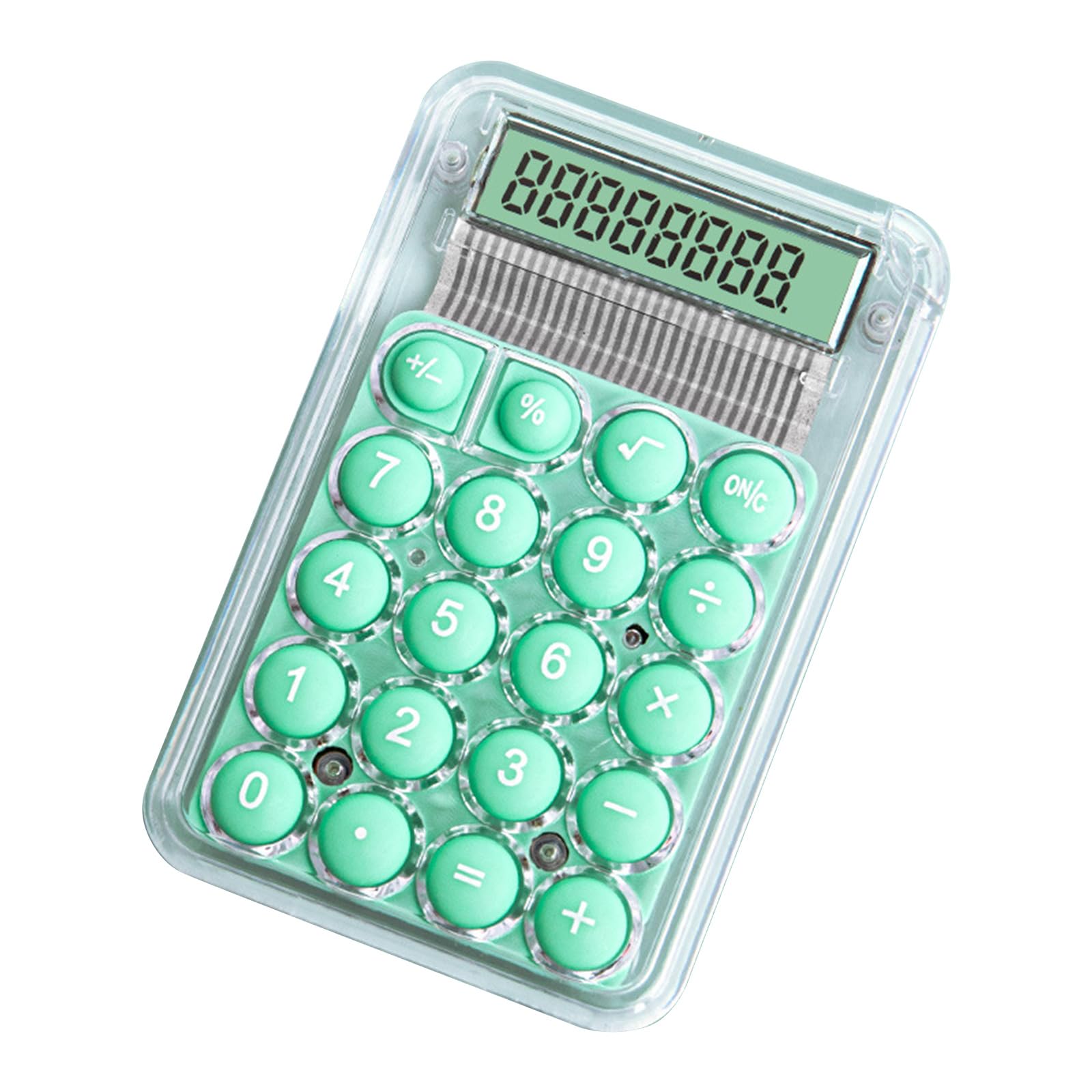 Mechanical Calculator 8 Digit Large LCD Display and Mechanical Buttons Handheld Mechanical Calculator for Office