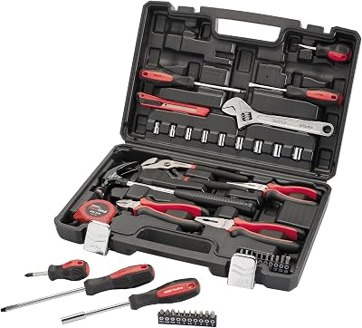 70382 Redline Tool Kit (43 pezzi) DIY Toolkit, rosso e nero, taglia unica