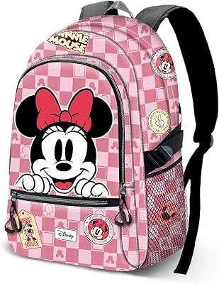 Mochila Minnie Mouse Journey-Fight FAN 2.2, cor-de-rosa, 31 x 44 cm, capacidade 24 L