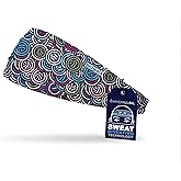 Hydra4 HydraSil Pro Sport Headbands | Lightweight and Breathable Headband Design for Athletes, Running, Gym, and Outdoor Workouts | H2 Flatweave, Midnight Blue Heather