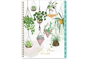 TERSUS 2024-2025 Teacher Planner - July 2024 - June 2025, 8.3'' x 11'', Lesson Planner 2024-2025 with Monthly Tabs, Lesson Planner Book, Weekly & Monthly Lesson Book for Teachers with Inspirational Quotes