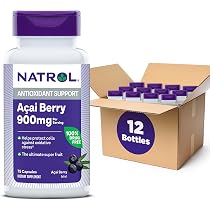 Amazon.com: Natrol Acai Berry, suplemento dietético, protección ...