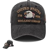 250 Anniversary USA Hat- America 250 Merchandise,250 Year American Anniversary Hat Eagle Patriotic Baseball Cap