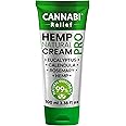 Cannabi Relief HEMP CREAM PRO 3.38 fl. oz Premium High Strength 10-in-1 Formula | Hemp Oil Menthol Rosemary Calendula | Gel for Knee Back Muscle Joint Neck Shoulders Elbows Hands Hips Wrists Full Body