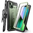 SUPCASE for iPhone 13 Case with Stand & Belt-Clip (Unicorn Beetle Pro), [Built-in Screen Protector] [Military-Grade Drop Protection] Heavy Duty Rugged Kickstand Phone Case for iPhone 13, Guldan