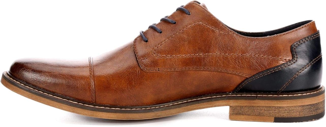 restoration mens justin lace up cap toe oxford shoes