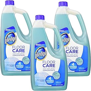 Pledge Multi-Surface Concentrated Floor Cleaner 32 Ounce, 3-Pack