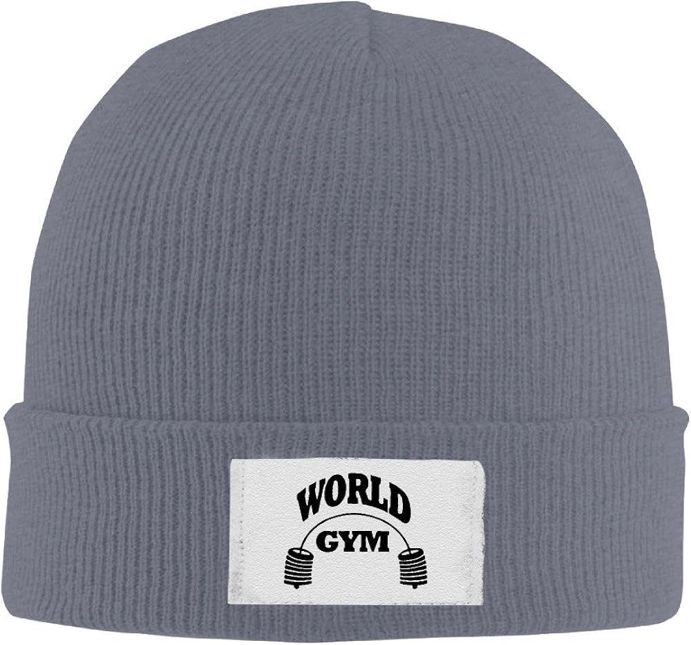 Acrylic World Gym Center Knitted Beanies Sweat Woollen Cap