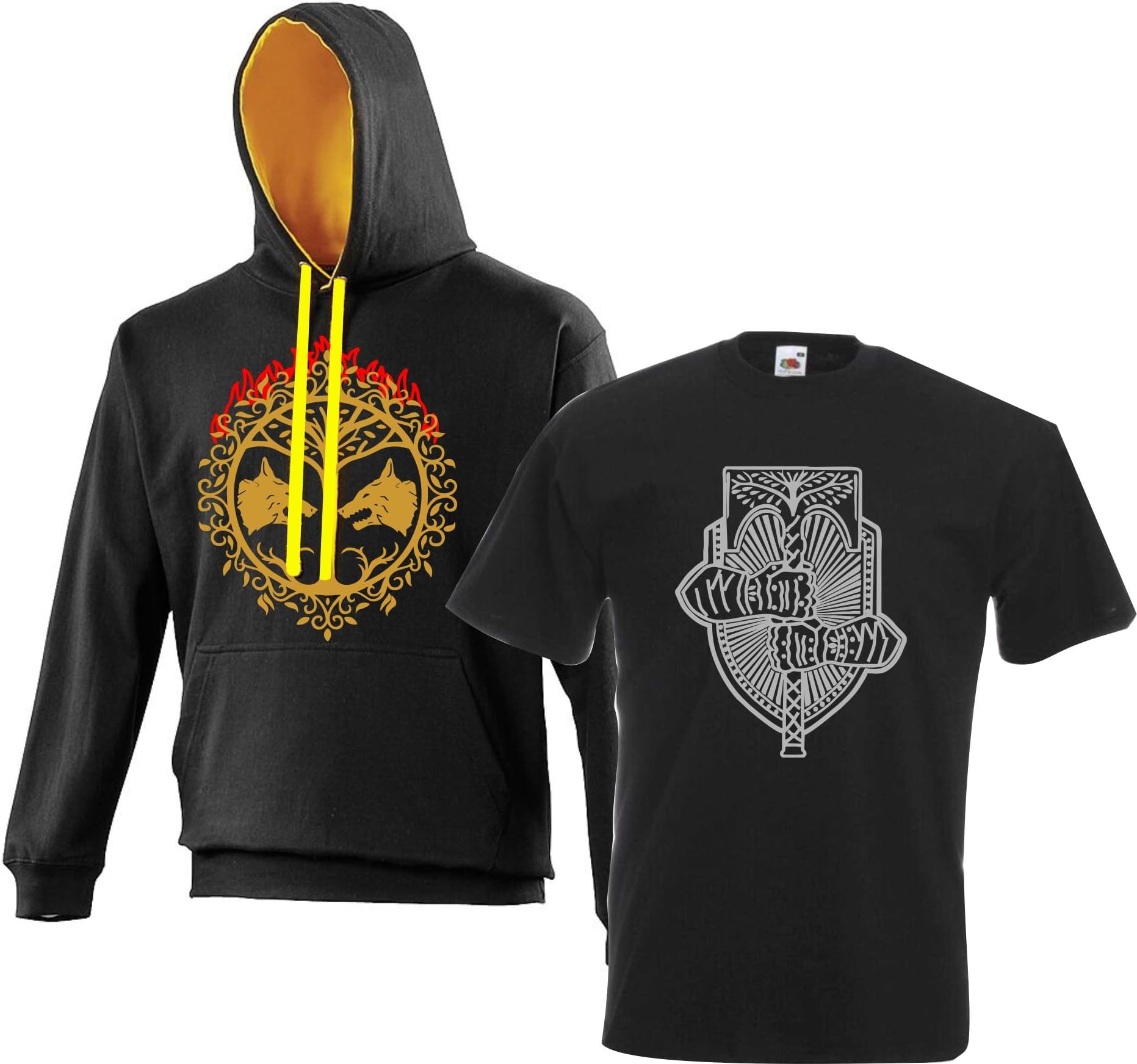DESTINY RISE OF IRON T SHIRT AND HOODIE SET XBOX PS4 (2 X LARGE)