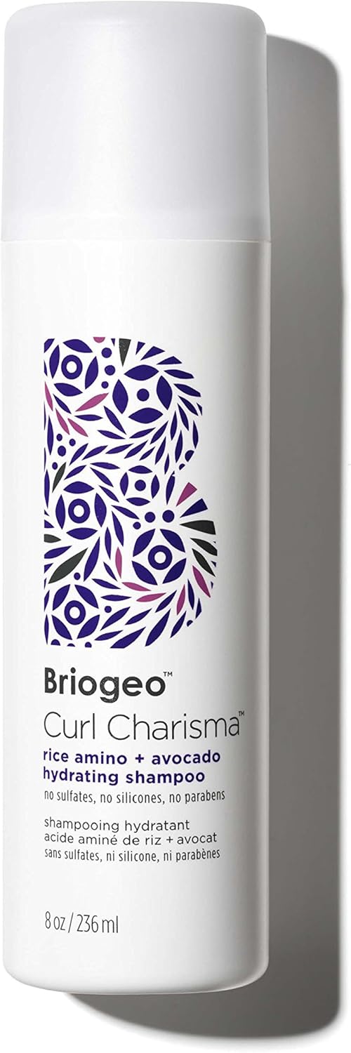 Briogeo Curl Charisma Hydrating Shampoo, Define and Moisturize Wavy, Curly, and Coily Hair, Vegan, Phalate & Paraben-Free - 236ml
