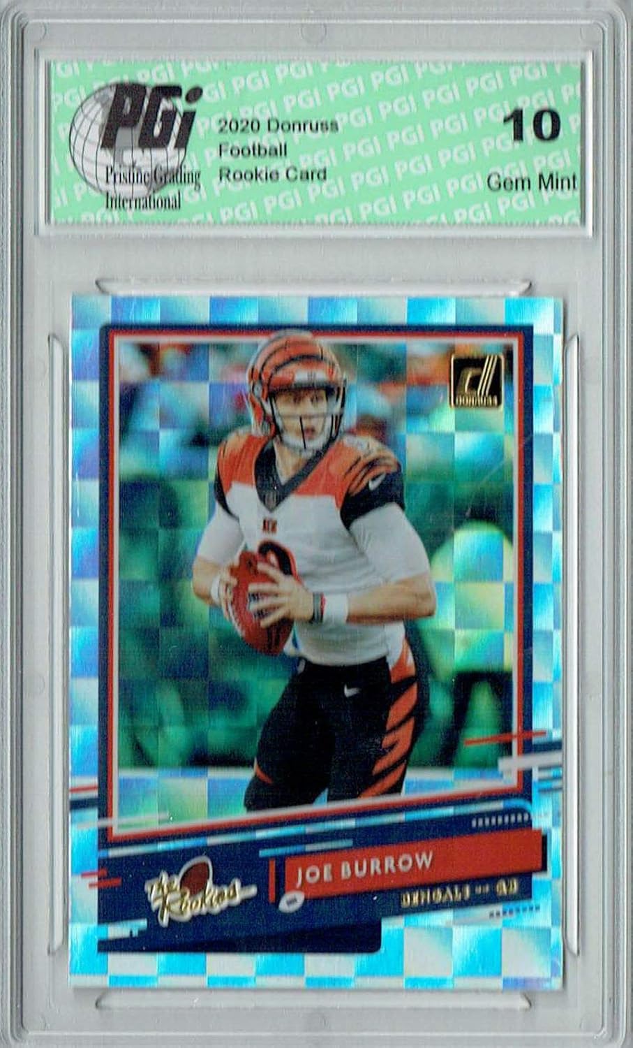 Amazon Joe Burrow 2020 Donruss TR JB The Rookies SP Rookie Card