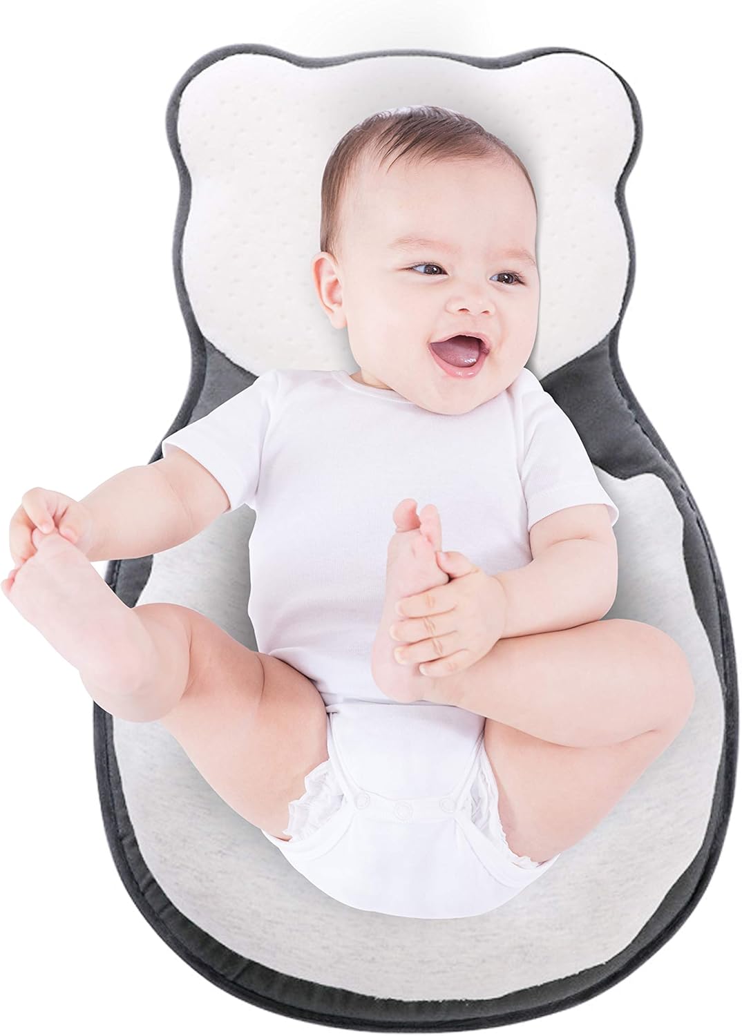 Comfortable Baby Sleep Positioner Pillow Crib Support Travel Folding