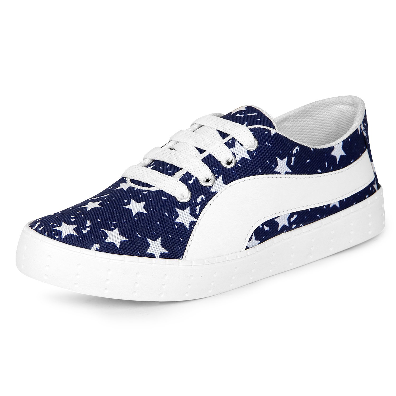 zapatoz women's pu rexine blue shoes_(6635-blue)