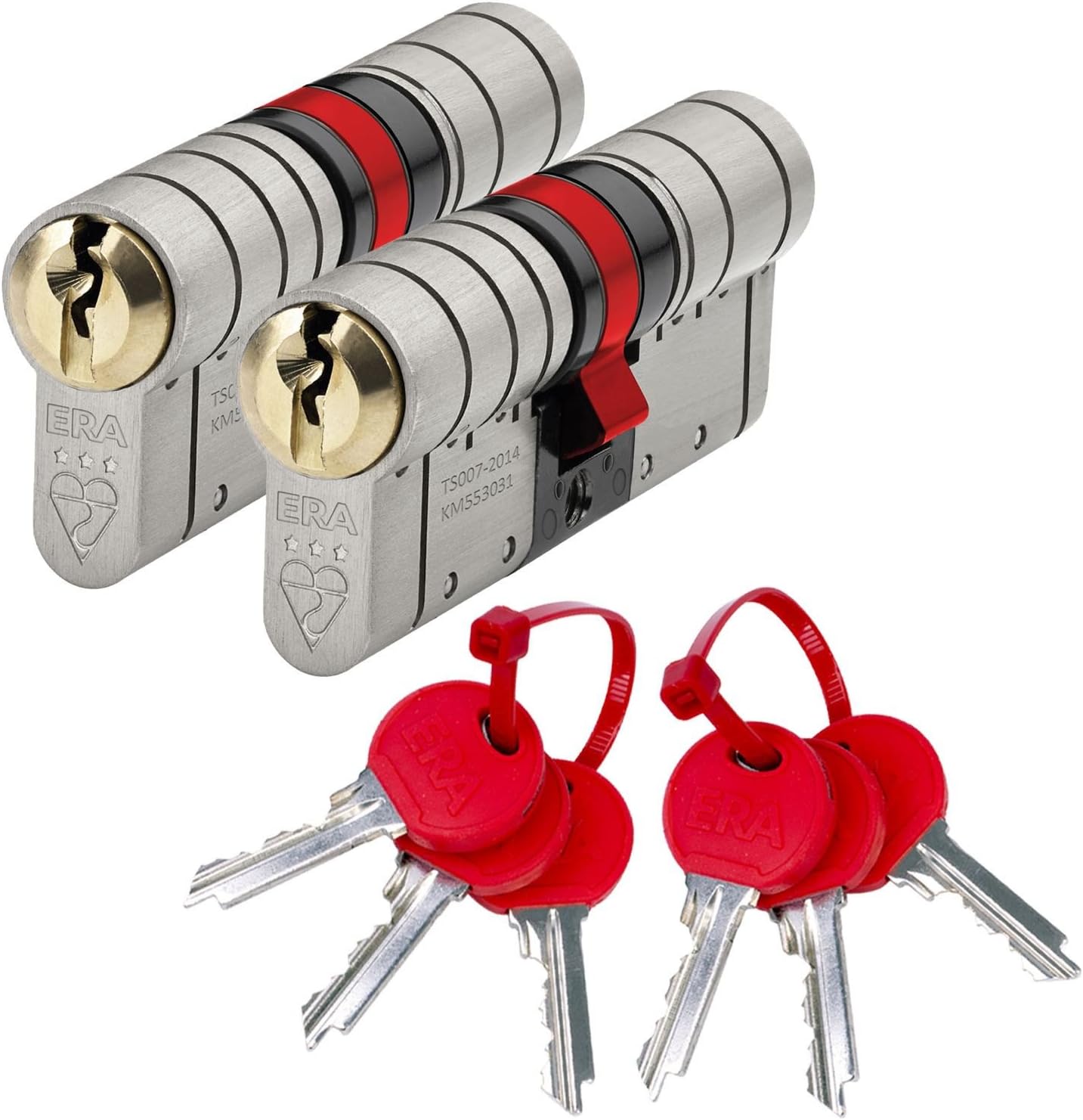 90mm Era Fortress 3 Star Anti Snap Euro Cylinder Barrel High Security