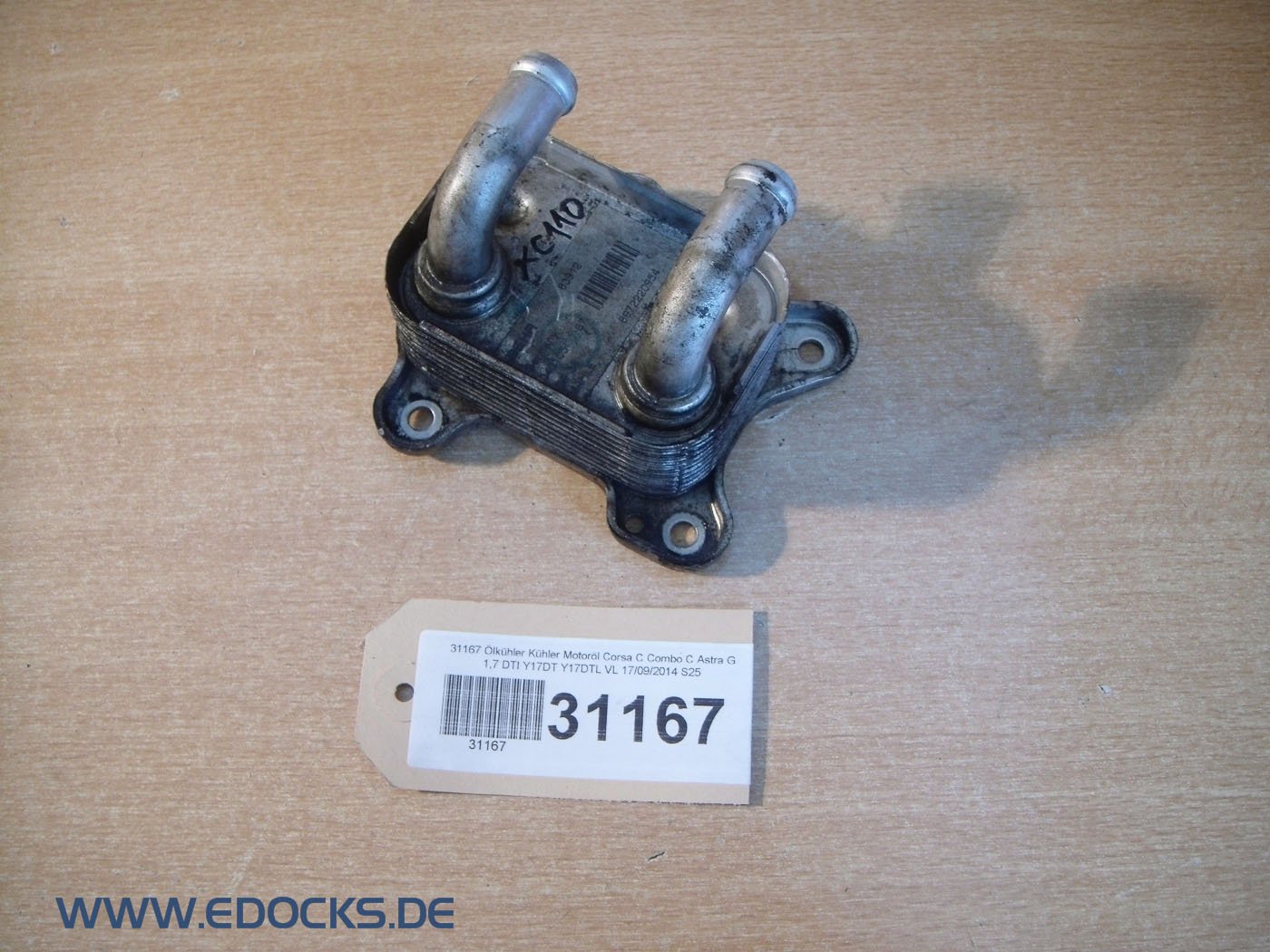 Engine Oil Cooler for Corsa C / Combo C Astra G 1.7 DTI Y17DT Y17DTL