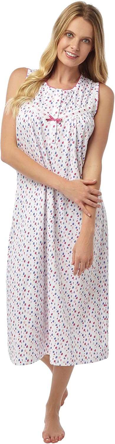 sleeveless jersey nightdress