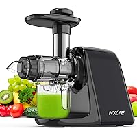 Juicer Machines, NXONE Slow Masticating Juicer, Cold Press Juicer Extractor with High Hardness Tritan Not Break…