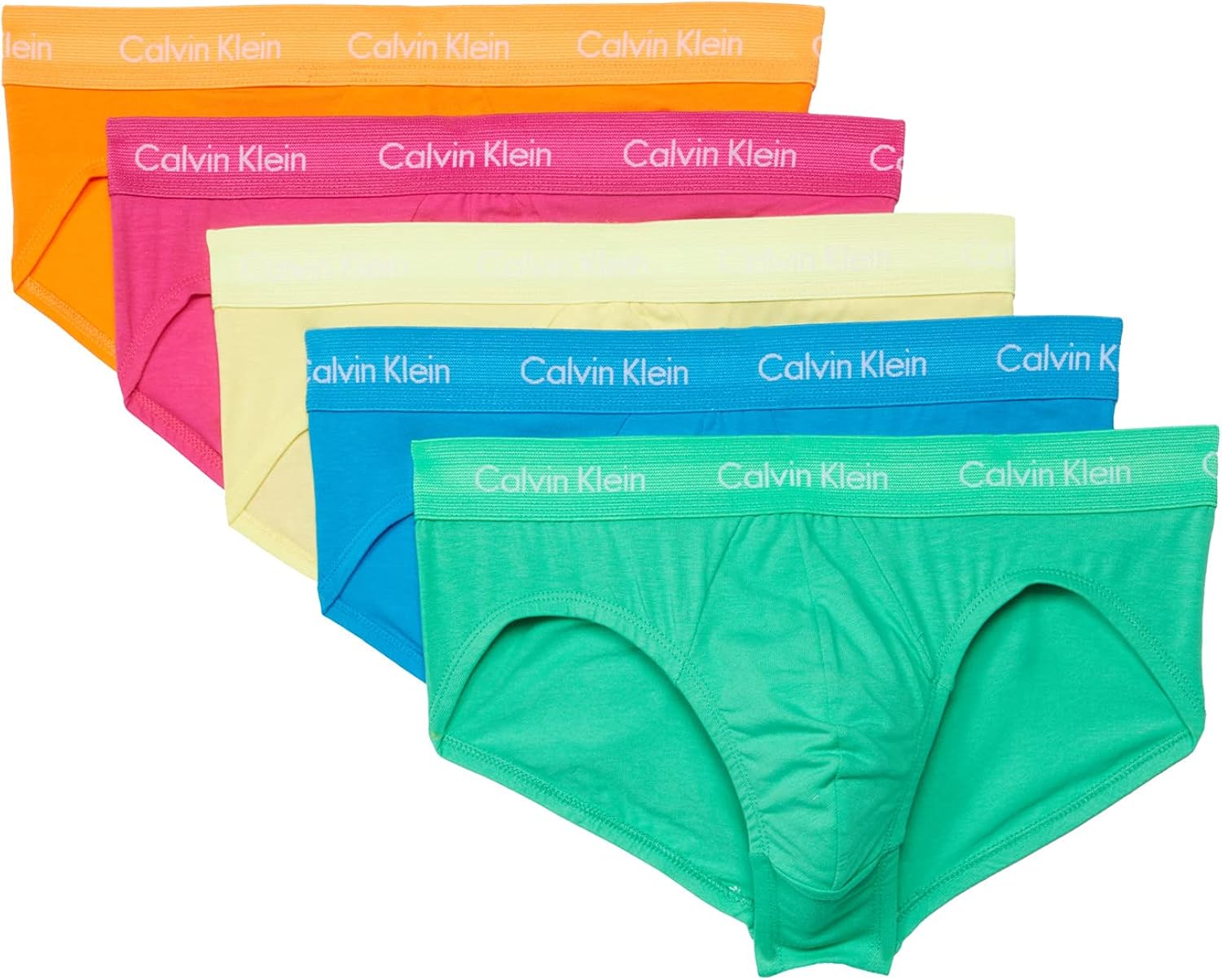 Calvin Klein Mens Underwear Cotton Stretch Hip Brief Pride Pack Amazon