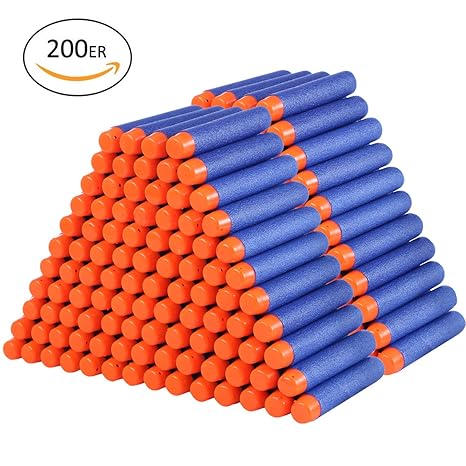 YVSoo 200er Set Darts Pfeile für Nerf Infinus, Nerf Disruptor, Nerf Firestrike, Nerf Stryfe, Nerf Rapidstrike, Nerf Retaliato
