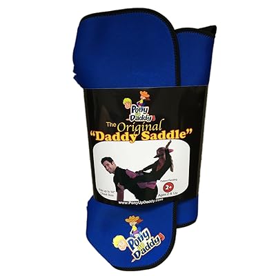 Buy Pony Up Daddy Neoprene Parent Saddle With Easy Close Strap Features Padded Seat And Grab Handle For Safe And Comfortable Play Pony Rides Fits Up To 50 Chest