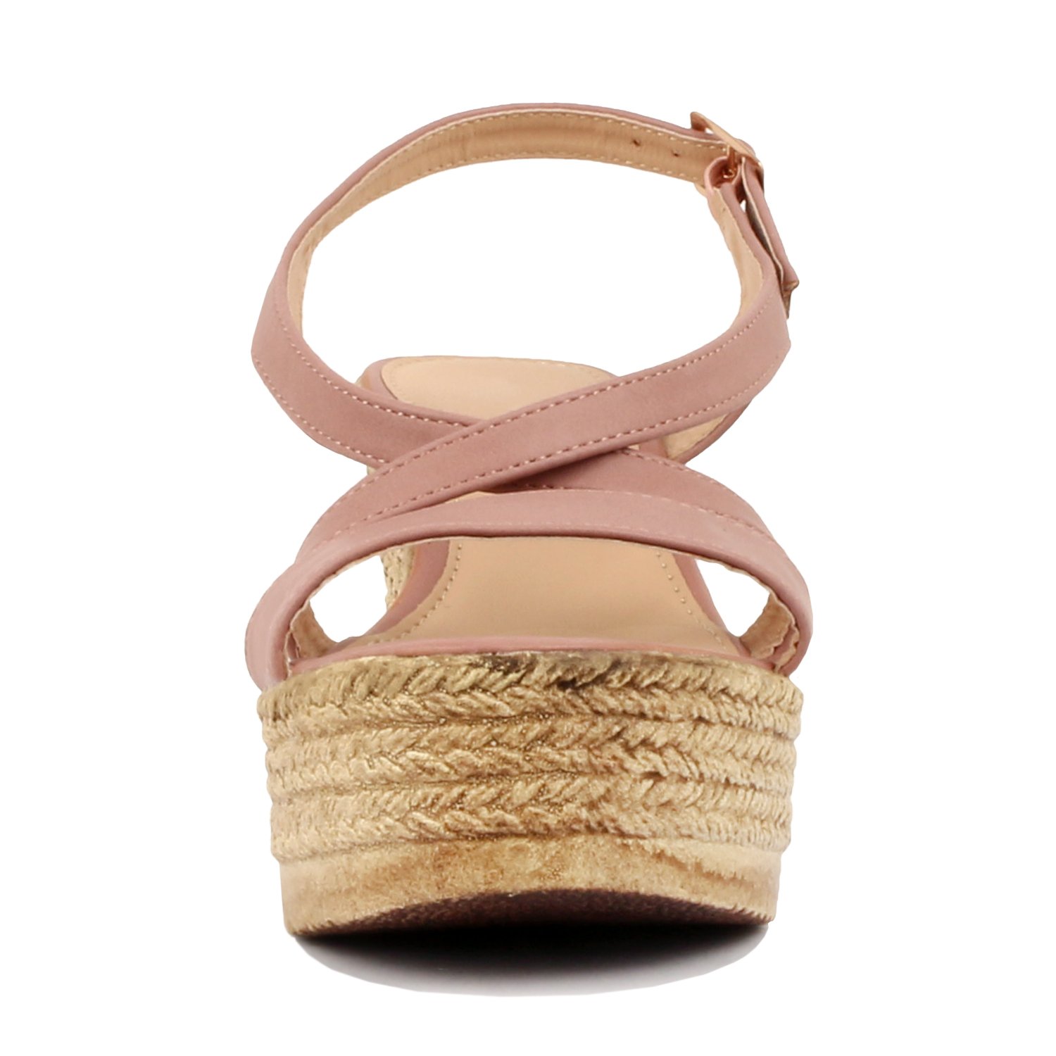Guilty Heart - Womens Casual Comfortable Braided Bottom Platofrm Open Toe Summer Wedge Sandal Platforms & Wedges, 01… - Image 4