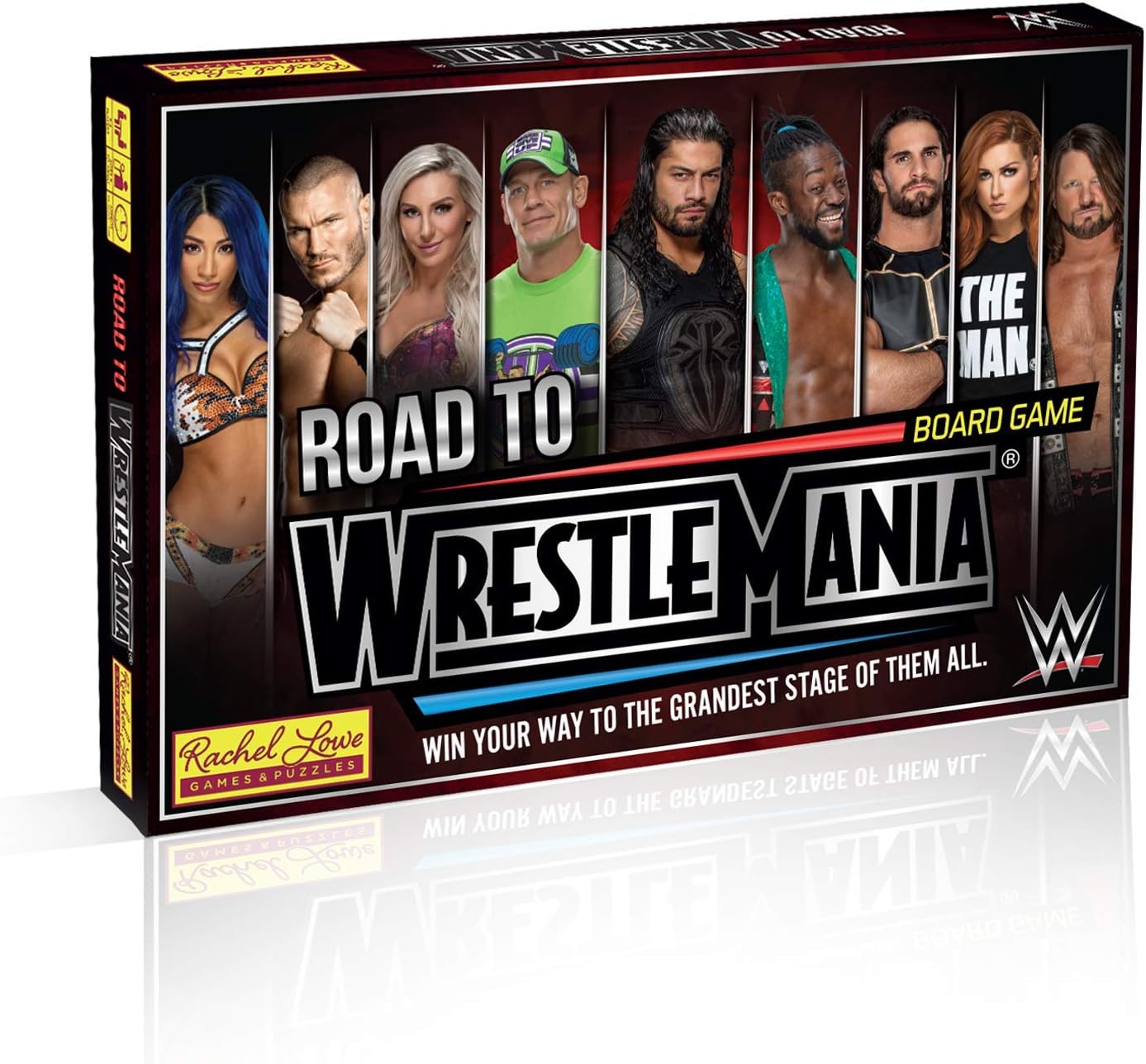 WWE Road to Wrestlemania Board Game, 40 x 27 x 5cm, Multicolor, 40 cm x 27 cm x 5 cm - Image 3