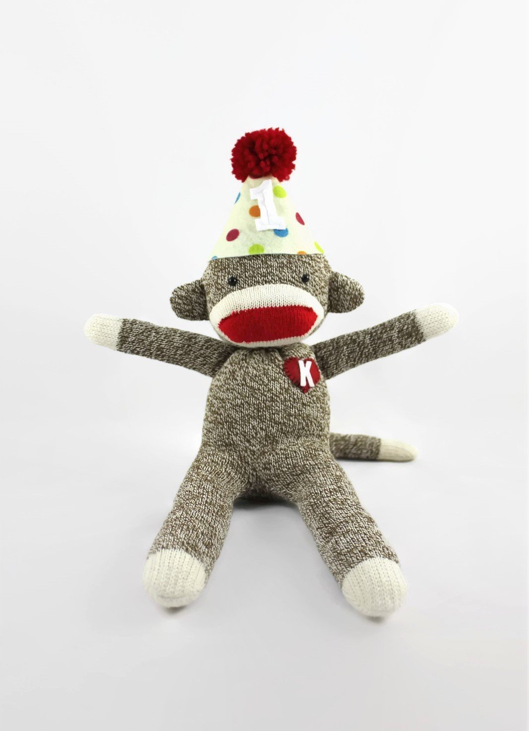 happy birthday sock monkey