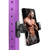 JACZZO Magnetic Phone Holder for Gym, 360° Rotatable Gym Phone Holder and Magnet Phone Mount, Magnet Tripod for iPhone, Gym Accessories for Women and Men, Gym Gifts