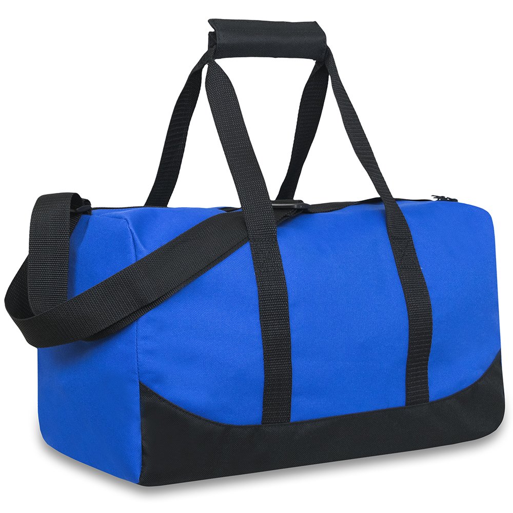 Trail maker 30 Liter, 17 Inch Canvas Duffle Bags for Men and Women -Travel Weekender Overnight Carry-On Shoulder Duffel Tote Bags (Blue)