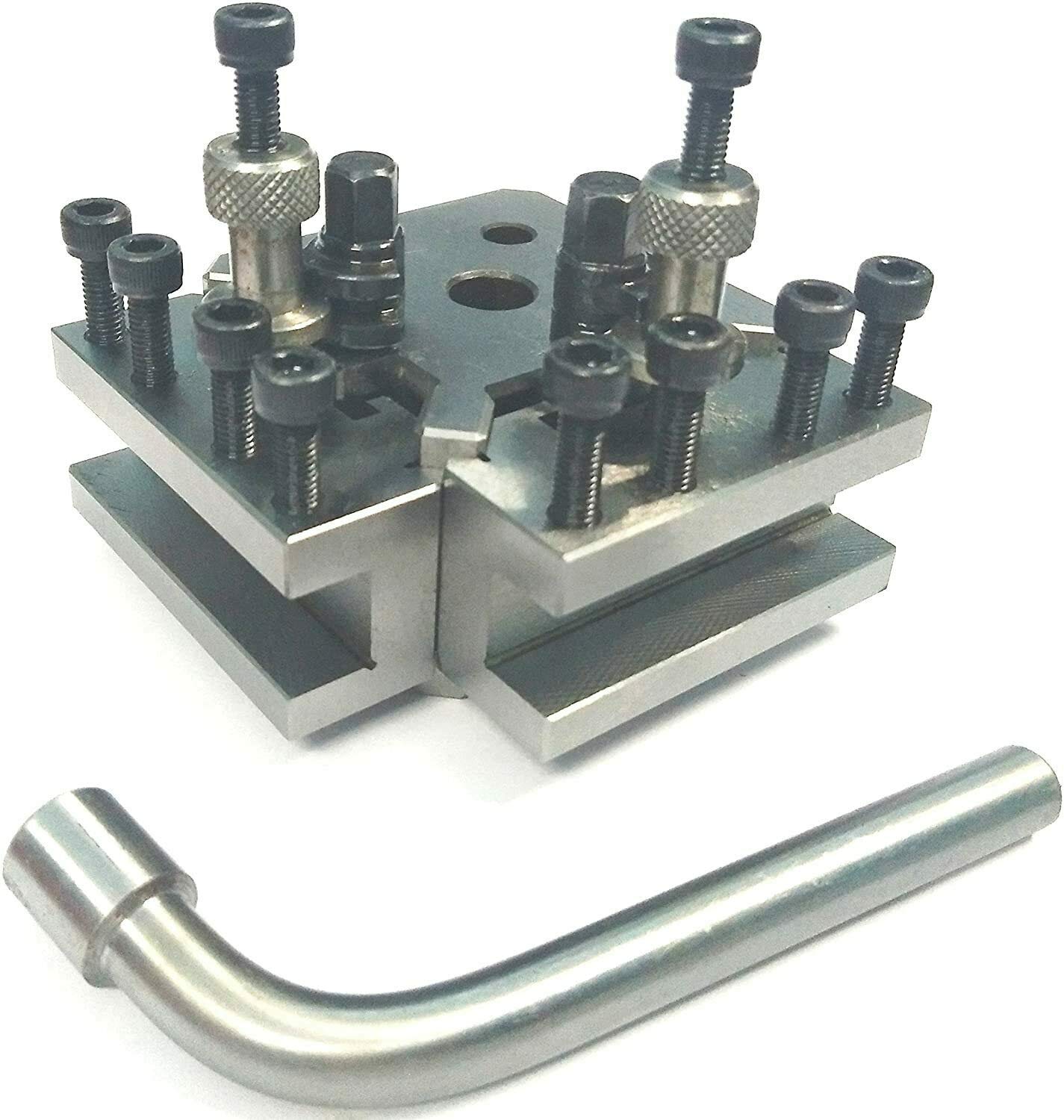 Quick Change T37 Tool Post Set+ 2 Holders Mounting Thread 11/8 X 12 TPI & Lathe 90-115 mm Center Height