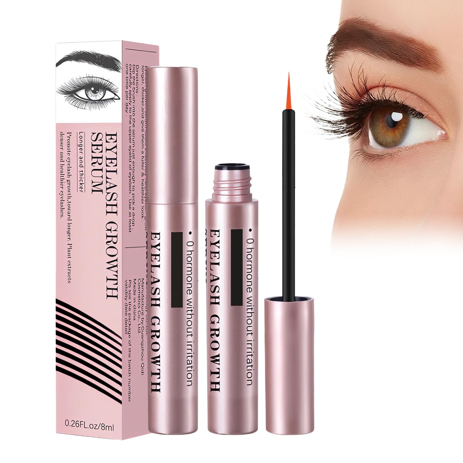 Eyelash Growth Serum 2pcs Eyelash Serum 8ml Uk Lash Growth Serum,Lash Serum,Promotes Eyelash Growth While Reducing Lash Loss.Gives You Longer and Thicker Lashes