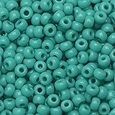 Miyuki Round Seed Bead Size 8/0 22g Opaque Turquoise Green