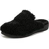 Vionic Women’s Gemma Mule Slipper - Comfortable Spa House Slippers That Include Three-Zone Comfort with Orthotic Insole Arch Support, Soft House Shoes for Ladies