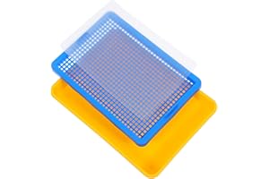 KALLORY Paper Making Frame Kit for S Arts and Crafts Plastic Papermaking Screen and Tray for DIY Handprint