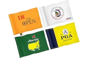 COGOLFING 2026 Grand Slam Golf Flag Mini, 8x6 Inch, Double-Sided Silk-Printed, Premium 420D Nylon, Ideal for Backyard Practic