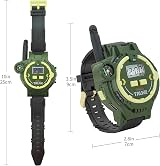 YTSWELE Rechargeable Walkie Talkie Watch Kids 250m Flashlight Toy Gift Ages 5-8 view 4