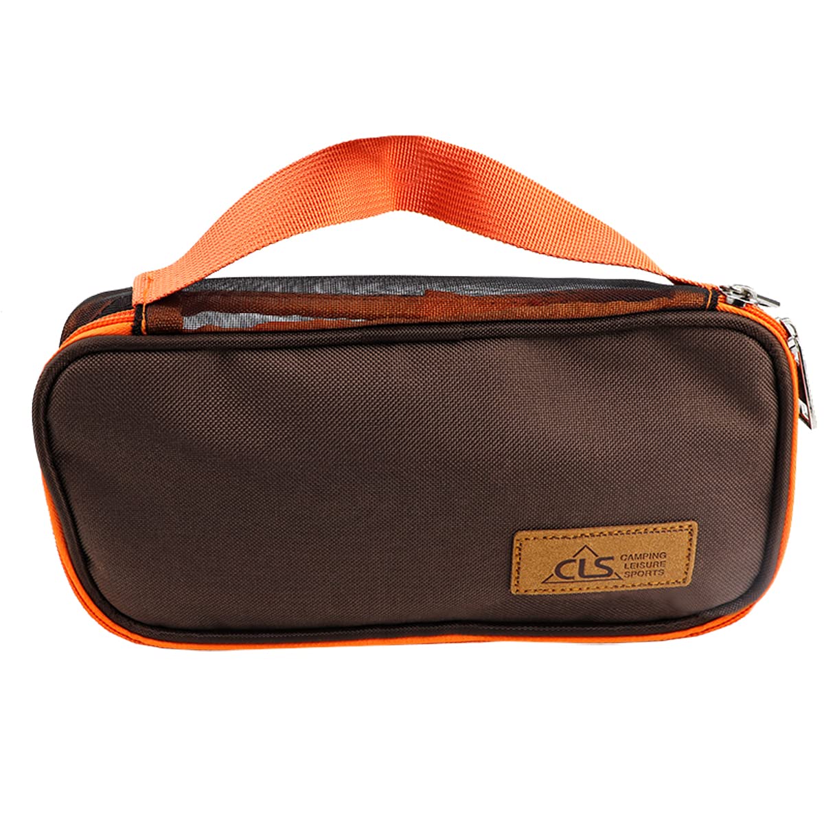 LNQ LUNIQI Cooking Utensil Storage Bag Grill Cookware Organizer Travel Set Portable Tableware Fork Spoon Chopsticks Organizer Tote for Outdoor Travel Picnic Camping（0range）