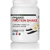 Maximum Slim Organic Protein Shake - Creamy Vanilla Bean Flavor