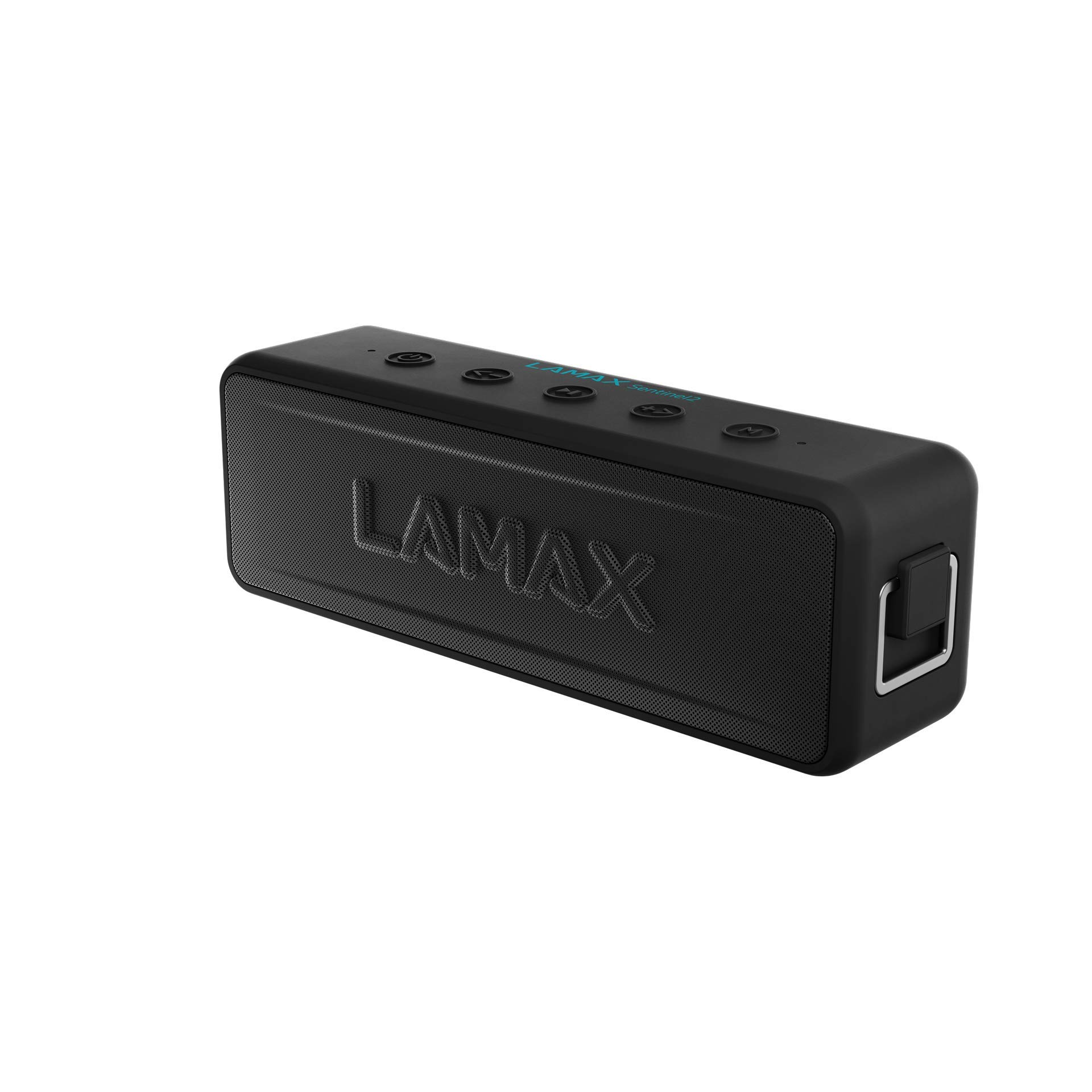 LAMAX Bluetooth 5.0 Speaker Sentinel2 20W Portable Speaker, IP67 water resistance, 24 hours battery lifetime, True Wireless Stereo, microSD, USB-C and 3.5 mm jack