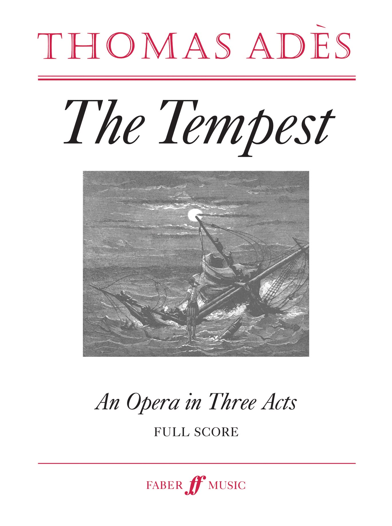 The Tempest (Opera Full Score): Full Score Paperback Edition (Faber Edition)