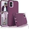 Tiflook for Galaxy A71 4G Case, Protection Shockproof Heavy Duty Armor Rugged Rough Hard Plastic Rubber Bumper 2-Layer Hybrid Protective Cover Case for Samsung Galaxy A71 4G,Pinkish Purple